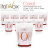 ItalWax Top Formula Synthetic Film Wax - Coral - Hard Stripless Wax Beads from Italy / 1 Case = (10) 1.65 lb. Bags = 16.5 lbs. Total