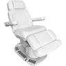 Iveta 6-Motor Luxury Electric Facial Table / Rotates 130° with Wireless Hand Remote / White by Avirra Spa Furnishings