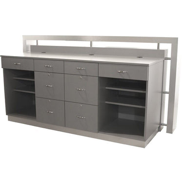 J Craig Reception Desk / 93"W x 35"D x 47"H / 50 Color Choices / Made to Order - Ships in 8-9 Weeks by Collins