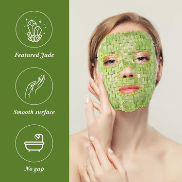 Jade Cooling Mask Professional Tool - Ideal Add On For Japanese Head Spa Treatments