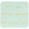 Japanese 3D Nail Charms - Holly Jolly 3D Golden Xmas" - 10 Stickers