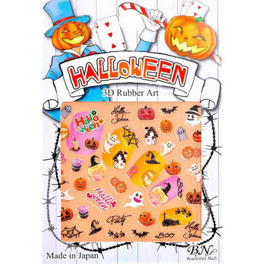 Japanese Nail Art Stickers - Day of the Dead Halloween J-3 - Each