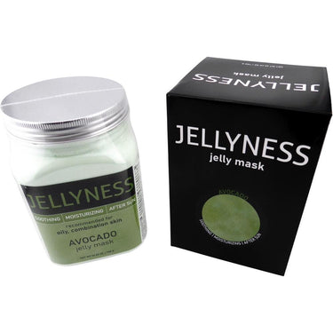 Jellyness Avocado Jelly Mask / 79.3 oz. Total = 26.45 oz. - 750 Grams Each X 3 Containers by Waxness