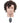 Jerry Male Manikin - 7"-9" Brown - Level 3 - 100% Curly/Coily Human Hair by Celebrity