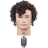 Jerry Male Manikin - 7"-9" Brown - Level 3 - 100% Curly/Coily Human Hair by Celebrity