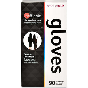 JetBlack&reg; Disposable Vinyl Gloves - Extra Large / 90 Count by Product Club