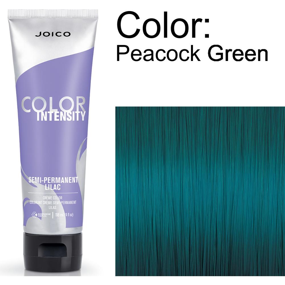Color Intensity Semi-Permanent Hair Color - Peacock Green / 4 oz. by J ...