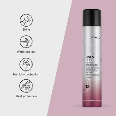 Joico Hold Hero High Hold + Shine Boosting Finishing Spray / 9 oz.