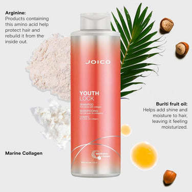 Joico YouthLock Shampoo / 33.8 fl. oz. - 1 Liter