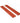 Jumbo Mylar Red Washable Cushioned Nail Files - 7"L x 1-1/8"W - Grit 80/80 - 50 Pack by Princess