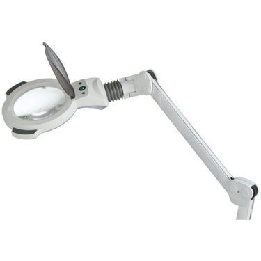 Katrin LED 5-Diopter Magnifying Lamp with Rolling Stand by Silver Spa
