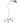 Katrin LED 5 Diopter Magnifying Lamp with Table Clamp by Silver Spa