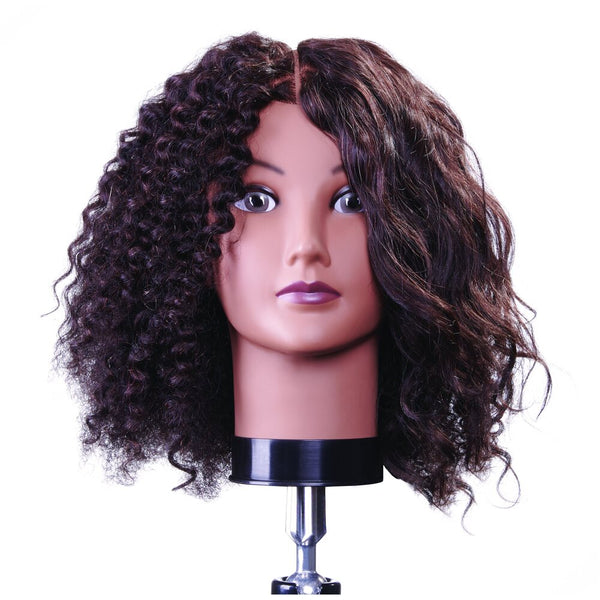 Keke Curly Quad Manikin Dark Brown 11
