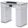 Kenna Single Manicure Table / Marble Top / With Built-In Exhaust Vent Hookup by HANS Equipment