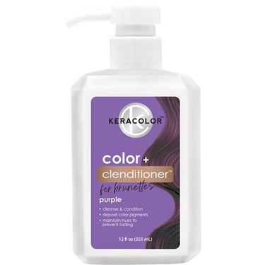 Keracolor Color + Clenditioner For Brunettes - Purple / 12 oz. - 355 mL.