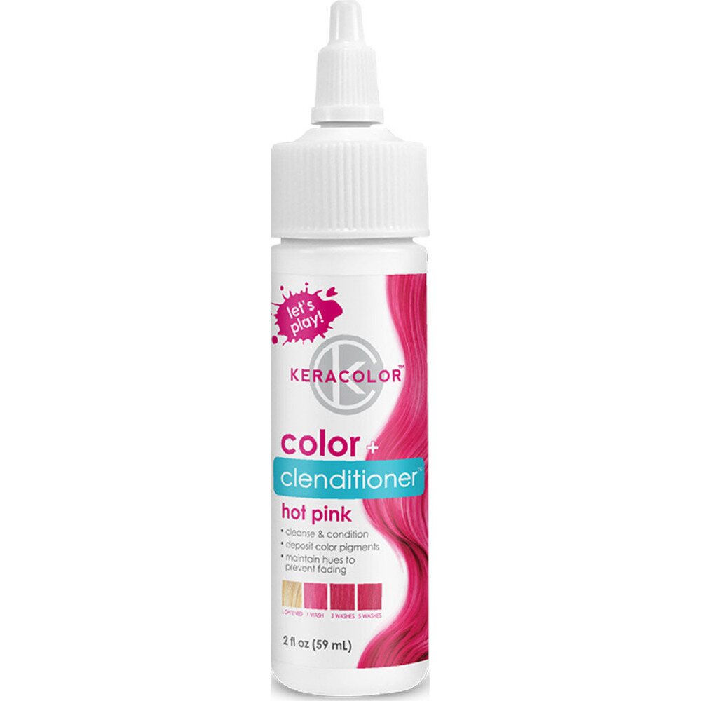 Keracolor KeraCrayon Color + Clenditioner Hot Pink / 2 oz. 59 mL