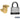 Key Padlock - with Gold Finish Hasp - for Solid Oak Executive Wood Locker Door- with (2) Keys by Salsbury – Default Title by Salsbury