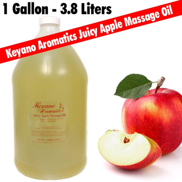 Keyano Aromatics - Juicy Apple Massage Oil / 128 oz. - 1 Gallon by Keyano Aromatics