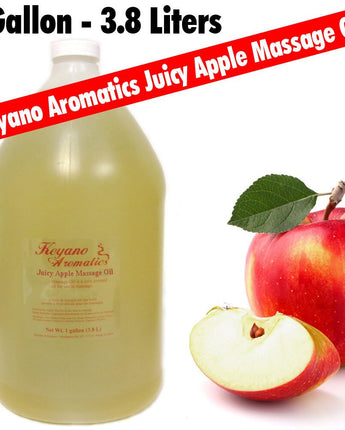 Keyano Aromatics - Juicy Apple Massage Oil / 128 oz. - 1 Gallon by Keyano Aromatics