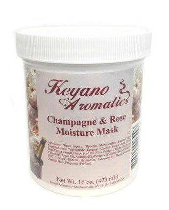 Keyano Aromatics Manicure & Pedicure - Champagne & Rose Moisture Mask / 16 oz.