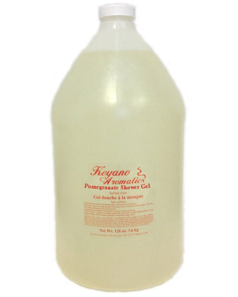 Keyano Aromatics Manicure & Pedicure - Pomegranate Bath & Shower Gel / 1 Gallon