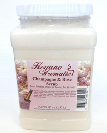 Keyano Champagne & Rose Scrub / 80 oz.