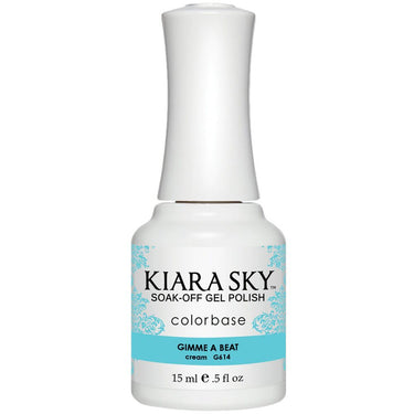 Kiara Sky Soak Off Gel Polish + Matching Lacquer - Electro POP Collection - #G614 Gimme a Beat