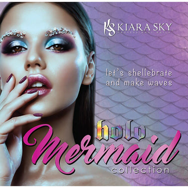 Kiara Sky Soak Off Gel Polish + Matching Lacquer - Holo Mermaid Collection - KEEP CALM - #903