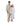 Kimono Style Waffle Weave Robe / White / Regular