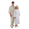 Kimono Style Waffle Weave Robe / White / Regular