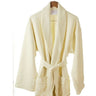 Knit Waffle Shawl Collar Robe / Ecru / Regular
