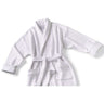 Knit Waffle Shawl Collar Robe / White / Regular