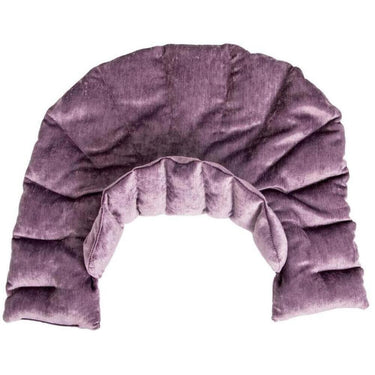 Kozi - Comforting Shoulder Wrap / Material: Velour / Size: 17"L x 16"W / Color: Amethyst