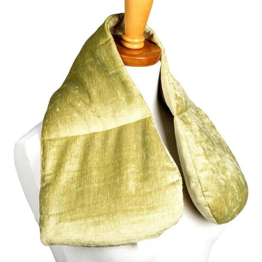 Kozi - D&eacute;collet&eacute; Neck Wrap / Material: Velour / Size: 28"L x 9"W / Color: Pear