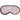 Kozi - Restoring Eye Mask / Material: Velour / Size: 9"L x 4"W / Color: Blush