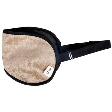 Kozi - Restoring Eye Mask / Material: Velour / Size: 9"L x 4"W / Color: Jute