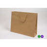 Kraft Eurotote Bags with Twill Handles - 20"W x 6"D x 16"H / 1 Case (50 per Case)