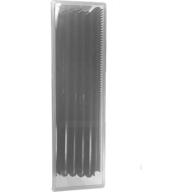 Krest Cleopatra #420 Square Finger Wave Black Combs / 12 Pack