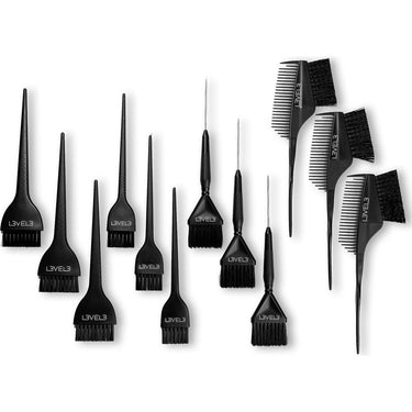 L3VEL3 Color Brush with Bag / 12 Piece Set