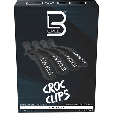 L3VEL3 Hair Croc Clips / 4 Pieces