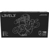 L3VEL3 Nitrile Black Gloves - SMALL / 100 Pack - 3.5 mil Thickness