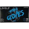 L3VEL3 Nitrile Blue Gloves - SMALL / 100 Pack - 3.8 mil Thickness
