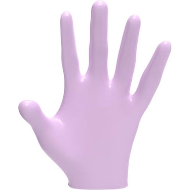 L3VEL3 Nitrile Pearl Lavender Gloves - MEDIUM / 100 Pack - 4 mil Thickness