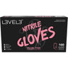 L3VEL3 Nitrile Pearl Pink Gloves - SMALL / 100 Pack - 4 mil Thickness
