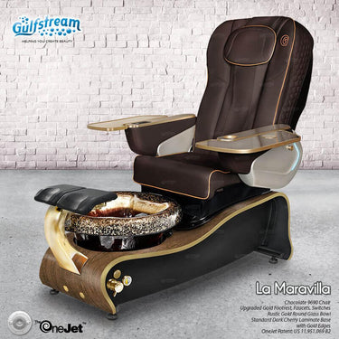 La Maravilla Pedicure Spa with Upgraded 9690 Chair / Featuring Advanced Massage Therapy by Gulfstream