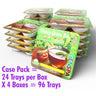 La Palm Collagen Spa 4 Step Pedi Tray - Honey Matcha Green Tea / Case Pack = 24 Trays per Box X 4 Boxes = 96 Trays