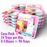La Palm Collagen Spa 4 Step Pedi Tray - Honey No 5 / Case Pack = 24 Trays per Box X 4 Boxes = 96 Trays