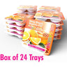 La Palm Collagen Spa 4 Step Pedi Tray - Honey Orange Tangerine Zest / 24 Trays per Box
