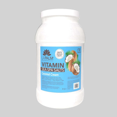 La Palm Vitamin Sea Spa Salts - COCONUT CREAM - STEP 1 / 1 Gallon - 3.79 Liters