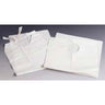 Lab Bibs, Tissue Poly Tie Back, 16" White / Case of 300
